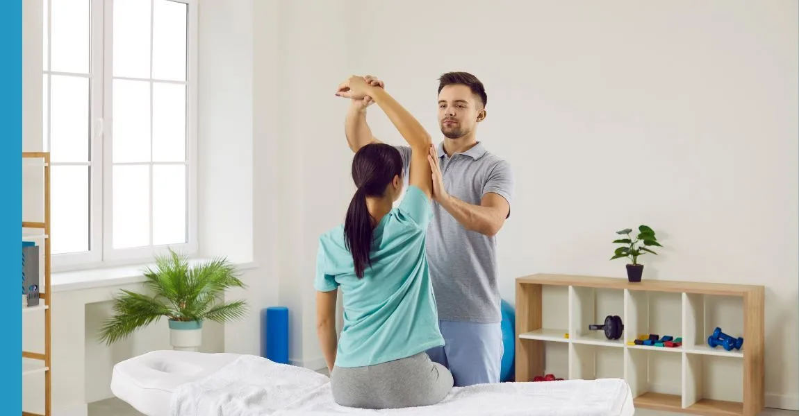 Dr. Hirschi discussing a treatment plan with a patient