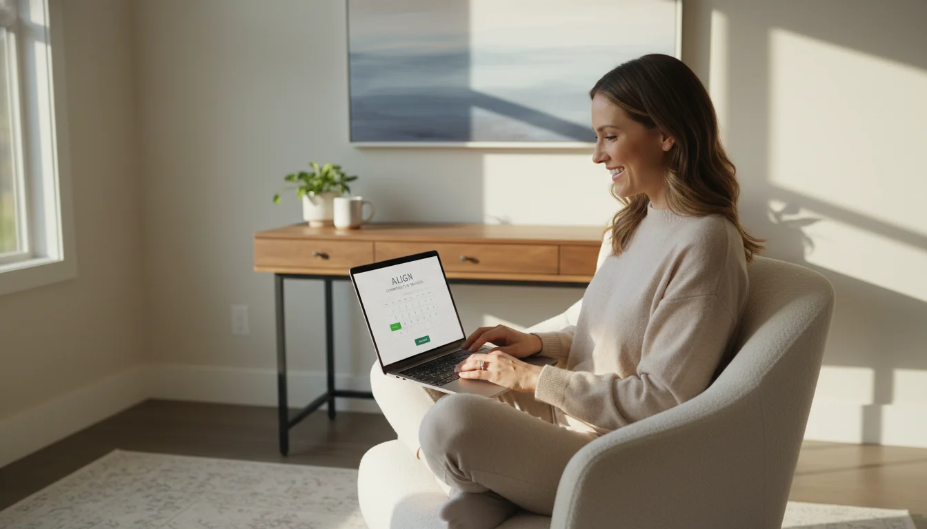 Patient booking a chiropractic appointment online
